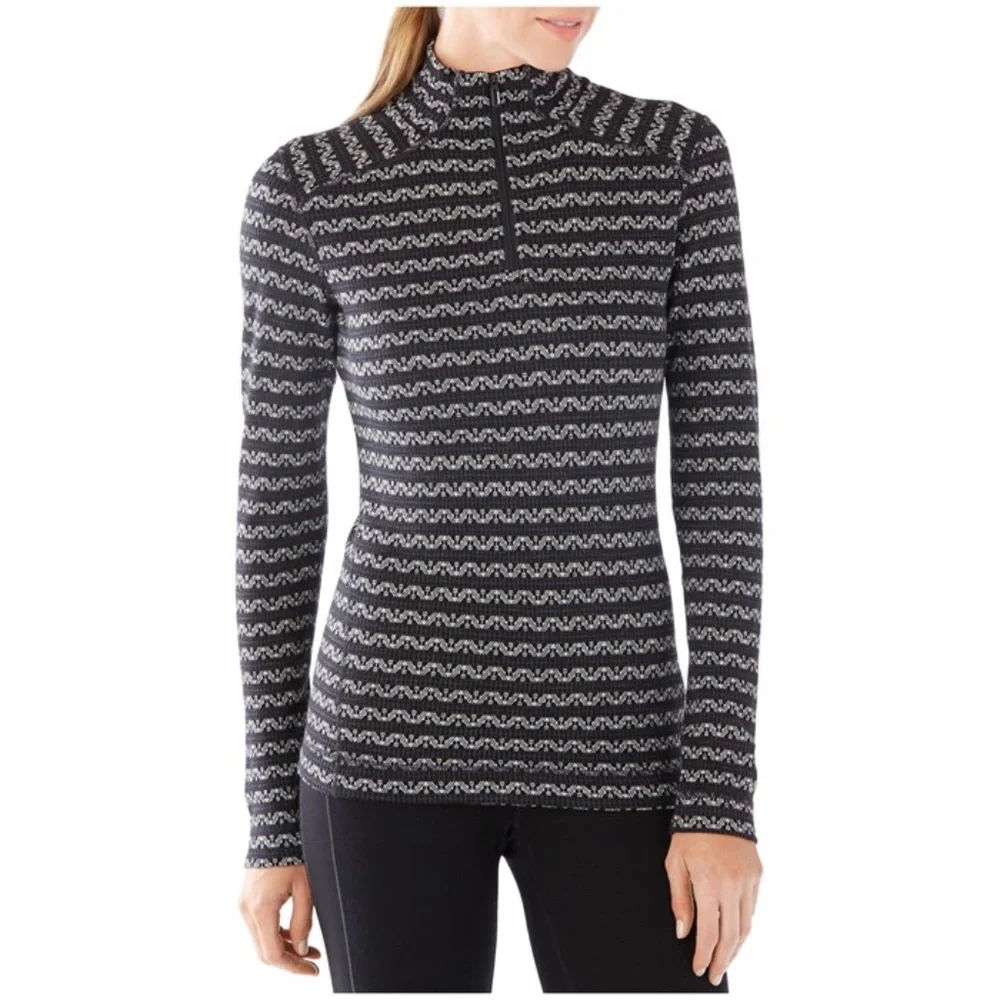 Smartwool Women's Merino 1/4 Zip Base Layer – 100% Merino Wool, Size Medium - Picture 7 of 7